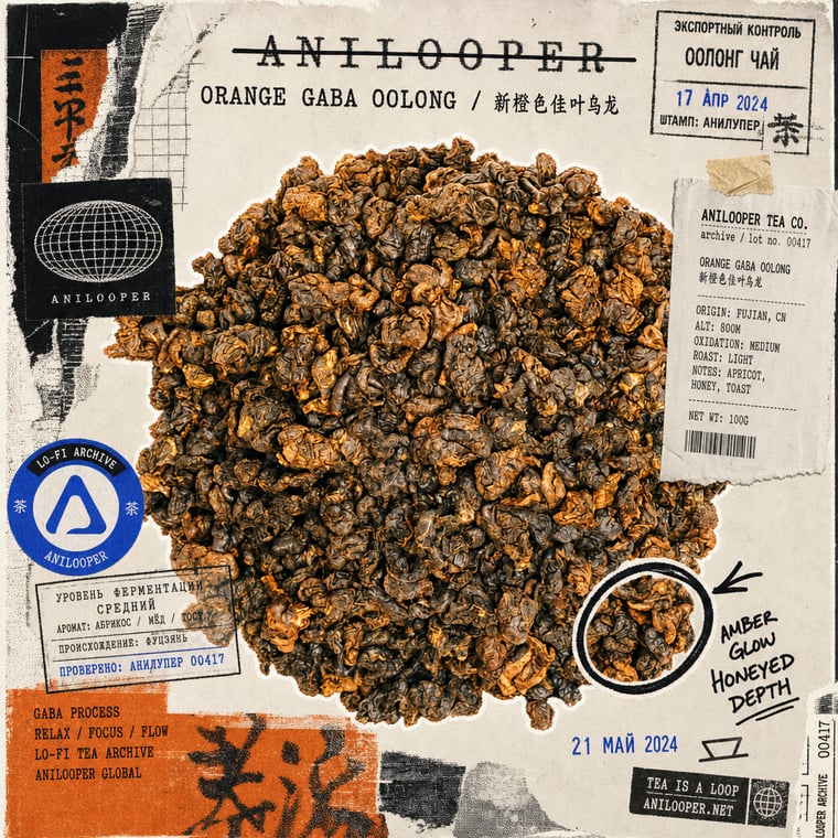 The design — Amber GABA Oolong
